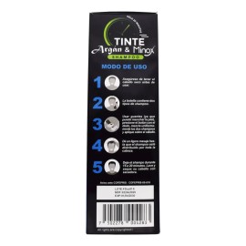 Shampoo Tinte Negro Argan Minox 450 Labs Ncredible