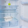 LALADEFIEE 2Pcs Stainless Steel Refrigerator Storage Box Set with Airtight