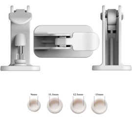 YICBOR No-Sew Snap Button Fastener Hand Press Machine, Pressbutton Installation Tool with 1pcs Awl, 1pcs Buckle Removal Plier and Dies in 4 Sizes for Plastic Snap Fasteners Setting Tools