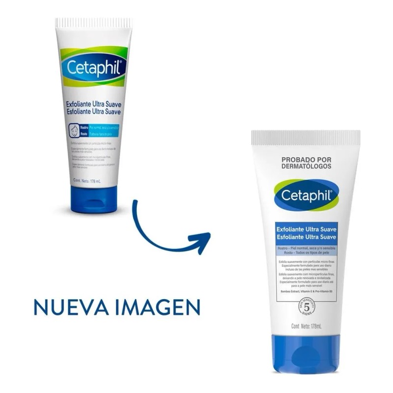 Exfoliante Cetaphil Ultra Suave Uso Diario 178g
