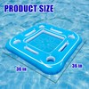 Fistone Large Inflatable Floating Game Table - Tray for Pool