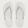 FitFlop - Iqushion Chancletas súper ergonómicas Mujer, Plateado, 5 B(M)