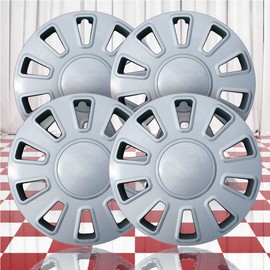 Brighter Design Set of 4 17" Silver 10 Spoke Hubcaps for Ford Crown Victoria 2006-2011