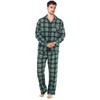 i-Smalls Men's Flannel Pyjamas 100% Cotton Long Sleeve Check PJs
