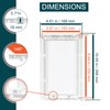 6" x 10" White Plastic Access Panel. Service Shaft Door