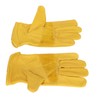 Garden Cowhide Gloves Wear Resistance Full Finger Leather Gloves for
