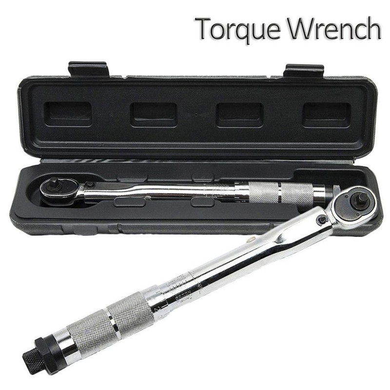 BOWONG Adjustable Torque Wrench 5-25Nm 1/4" Square Drive Click Hand