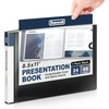 Dunwell 8.5x11 Portfolio Binder (Horizontal), Plastic Presentation Book, 24 Pockets