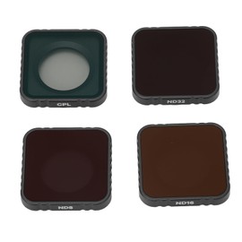 4 Pack ND8 ND16 ND32 CPL Lens Filter Kit for Insta360 Ace Pro, Polarizer Neutral Density Filter Kit with Storage Box, 4 in 1 Action Camera Lens Filters