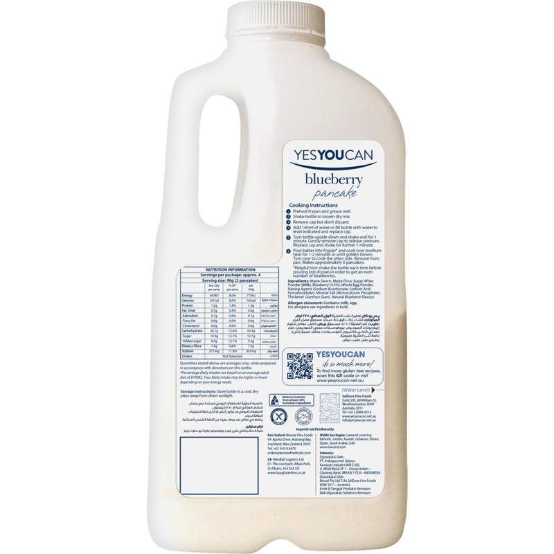 Yes You Can Blueberry Pancake Mix 175 g