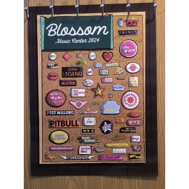 Blossom Music Center poster 2024 28" X 22"