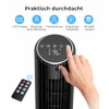 PNTCK Tower Fan with Remote Control, 33 cm Quiet Fan