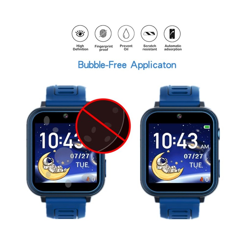 MIHENCE Screen Protector for S16 1.54 Inches Smart Watch, HD
