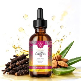 Cyperus Rotundus Oil, Cyperus Rotundus Oil for Hair Removal, Natural Hair Inhibitor Oils for Reducing Unwanted Body Hair Growth, Hydrating & Soothing Skin Care-Oil for Body, Shrinks Pores (1 Pack)
