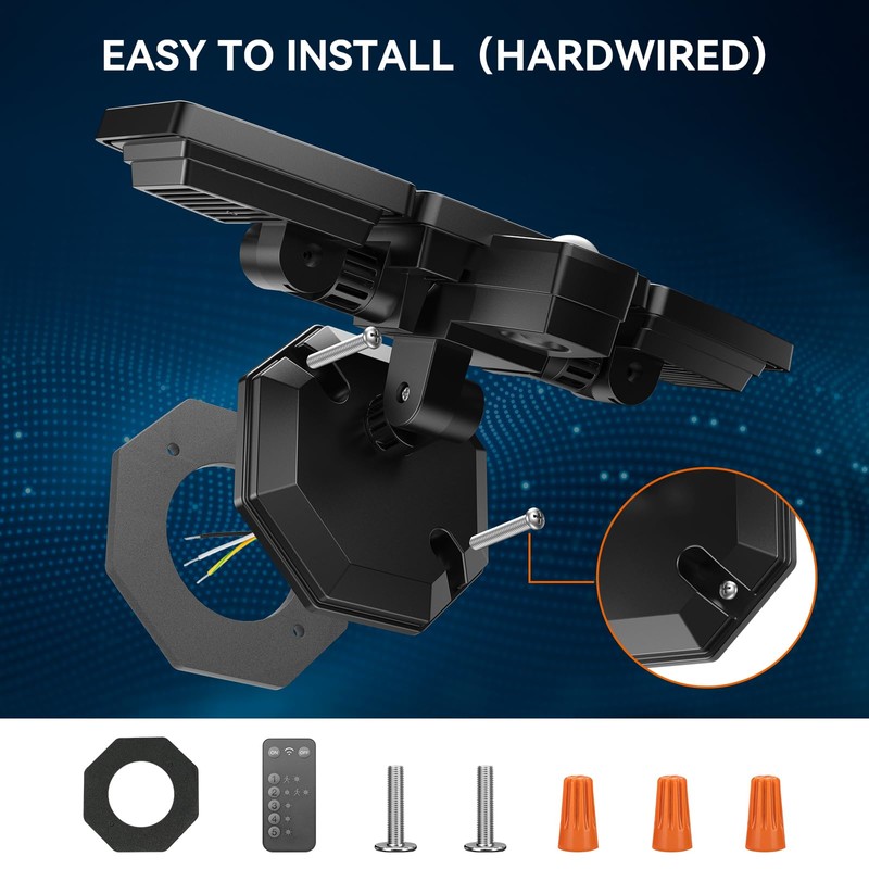 LED Security Lights Motion Sensor Outdoor Lights, 6500K Daylight, IP65