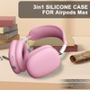 Youtec Silicone Case Cover for AirPods Max Case, (Pink 2)