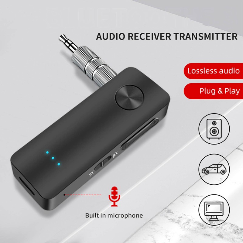 Bluetooth Transmitter Receiver Bluetooth 5.3 Car Audio Stereo Headphone Speakers