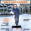 Snow Shovel Heavy Duty for Driveway with Ergonomic Handle to