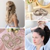 4Pcs Silk Scrunchies, Satin Hair Ties Elastic Hair Bobbles for