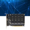 M.2 NVME-PCIE X16 Adapter Card PH44 4 Port M Key