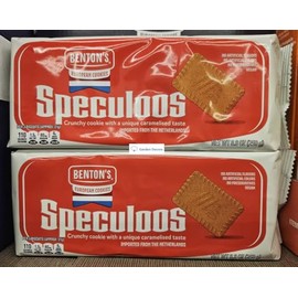 Bentons European Cookies Speculoos 8.8oz 250g (Two Bags)