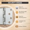 Hinge Outlet Stainless Steel Security Hinges - 4 Inch with
