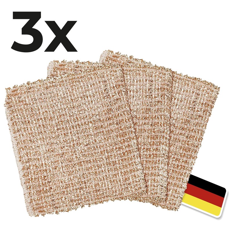 Wenko 4065330500 Copper Towel, Set of 3, 13 x 16