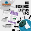BushingFix SB1Kit - Saab 9-5 Replacement Bushing for Automatic Transmission