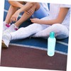 KOMBIUDA Portable Transparent Water Bottle with Scale Capacity Sealed Drinking