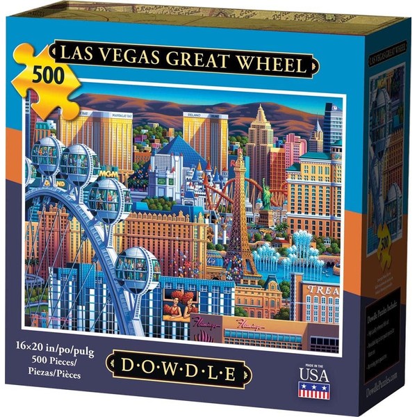 Dowdle Jigsaw Puzzle - Las Vegas Great Wheel - 500 Piece