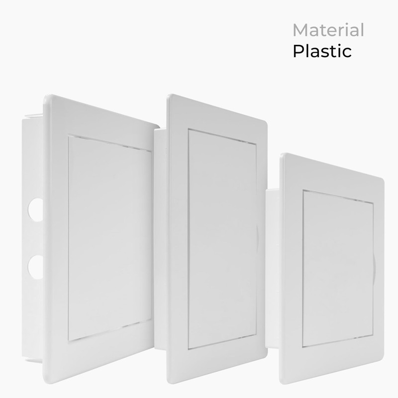 10x13 Inch White Access Panel for Drywall – ABS Plastic