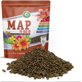 11-52-0 MAP Fertilizer - Made in USA - Nitrogen and Phosphorus Plant Food for Indoor/Outdoor Plants & Flower Gardens - Promotes Vigorous Growth and Big Blooms!