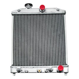 YoApoio Aluminum Radiator for 1992-2000 Honda Civic DX EX EX-R GX HX LX 1.5L 1.6L l4, Full Performance Aluminium Radiators