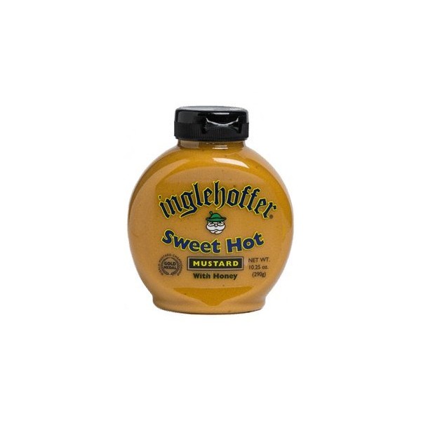 Inglehoffer Sweet Hot Mustard With Honey, 10.25 oz (Pack of 6)
