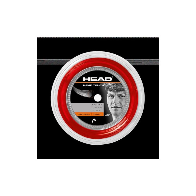 HEAD Unisex - Adult Hawk Touch Reel 120m Tennis String,
