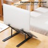 Portable Laptop Stand for Desk,Foldable Anti-Slip Aluminum Laptop Riser,7 Levels