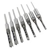 kimllier 7Pcs Square Hole Drill Bit, Stainless Steel Sharp Durable