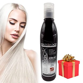 GAERO GLOBAL SOLUTION Shampoo Matizador Negro Para Cabello Platinado Sin Parabenos Sin Sal DCONDE 250ml By Gaero Shop