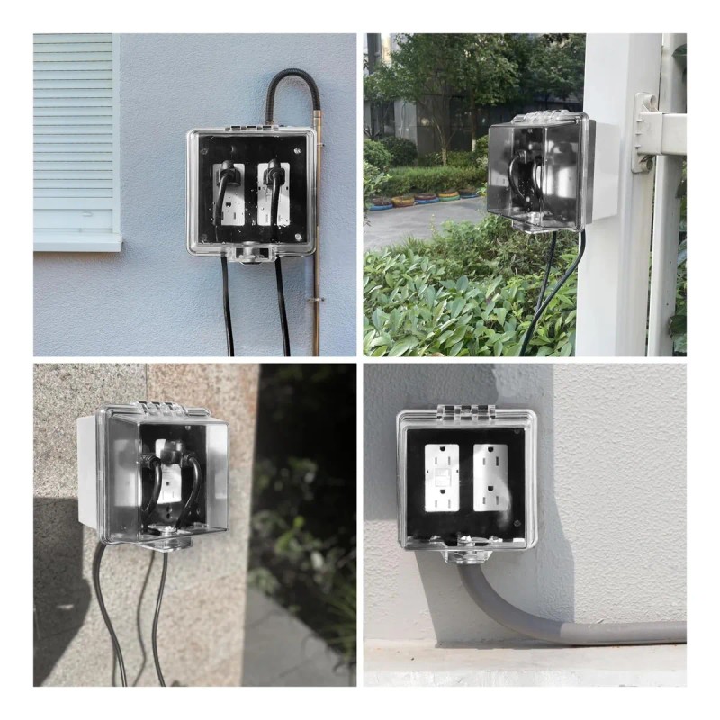 Caja De Cubierta De Doble Salida De Seguridad Para Bebés