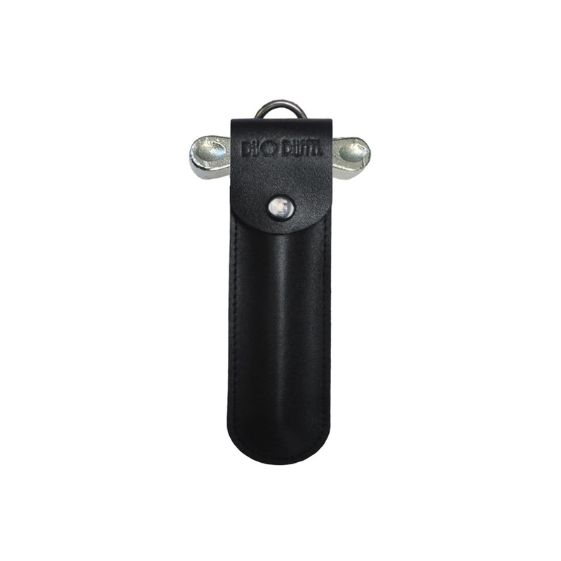 DUO DUFFEL Bus driver Genuine Leather T Key Holder Black