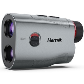 Martalk Golf Rangefinder with Slope, 1200Yd Precision Laser Range Finder, 7X Zoom Flag Lock Vibration Rangefinder, Magnetic Cart Mount, USB-C Rechargeable, IP54 Weather Resistant, (Class 1 Laser ≤5mW)
