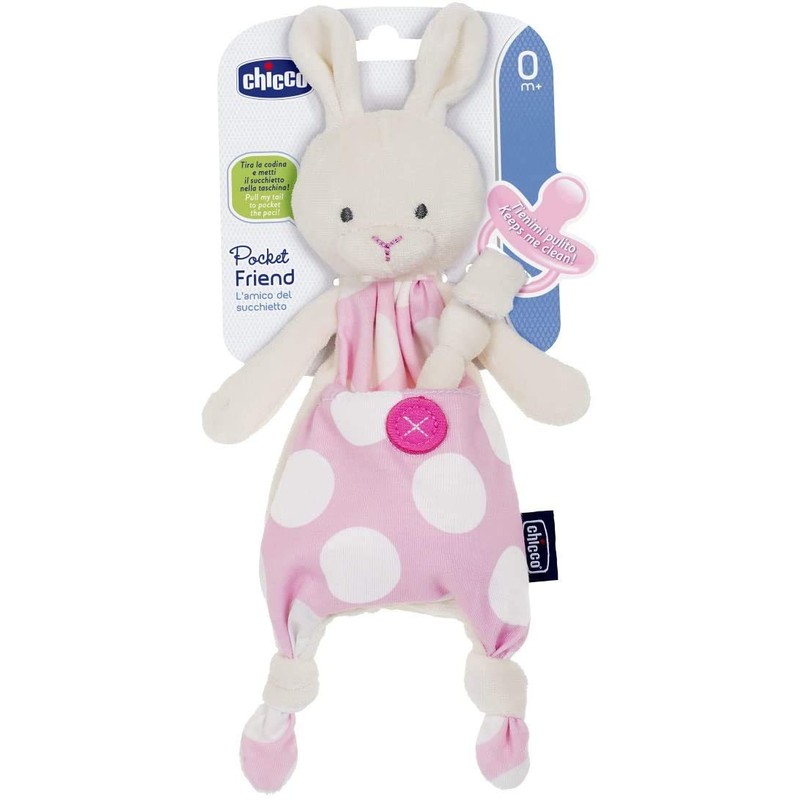 Chicco 00008012100000 Pocket Friend, Girl Bunny (Pink)