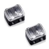 NHQZ Pack of 2 Pencil Sharpener, Thick and Thin Pens