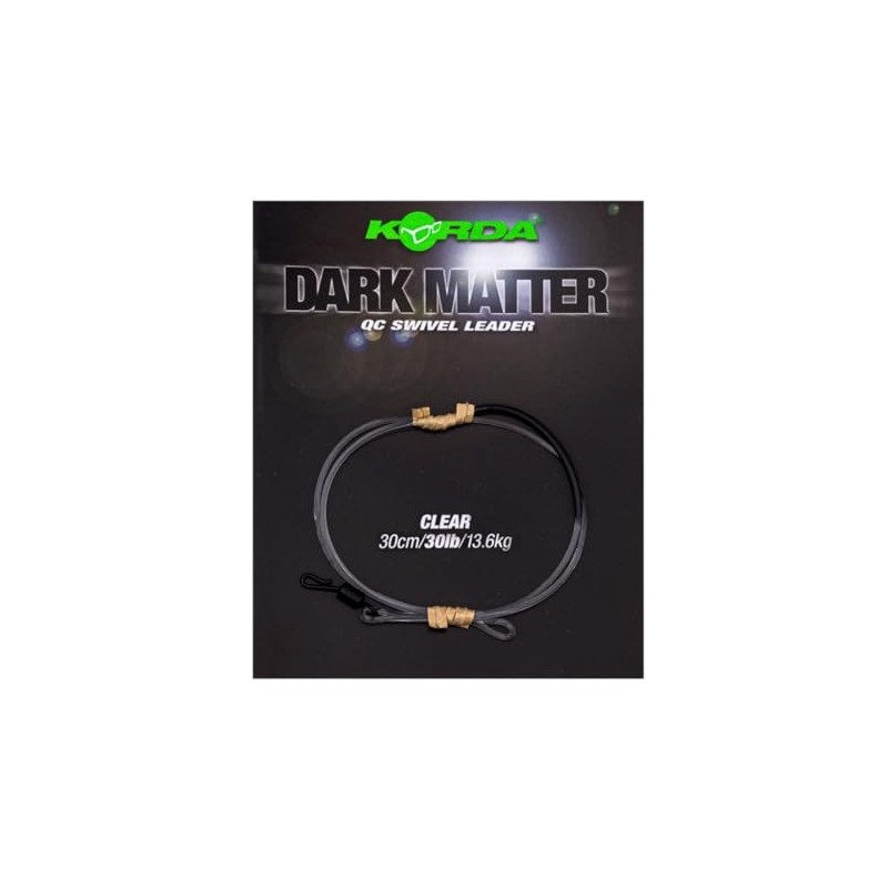 Korda DM Leader QC Swivel Clear 30cm 30Lb