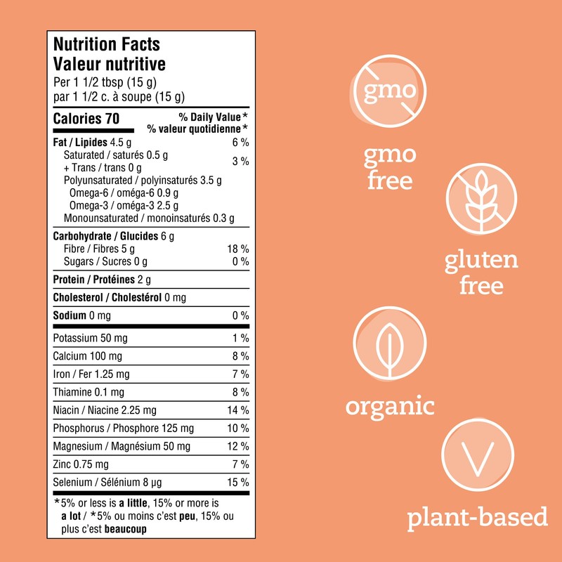 Prana – Organic Ground White Chia Seeds | Non-GMO, Gluten