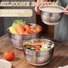 Mixing Bowls with Airtight Lids Set, 26PCS Stainless Steel Khaki