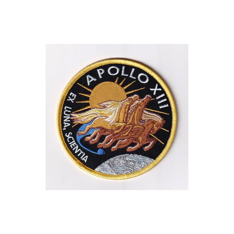 Apollo 13 Patch – with Hook and Loop, 4"
