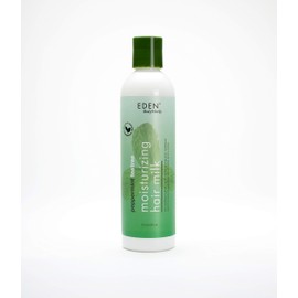 EDEN BodyWorks Peppermint Tea Tress Hair Milk Conditioner for Dry, Curly or Damaged Hair - Lightweight Curl Moisturizer and Curl Reviver for Styling & Scalp Care - 8 oz Bottle