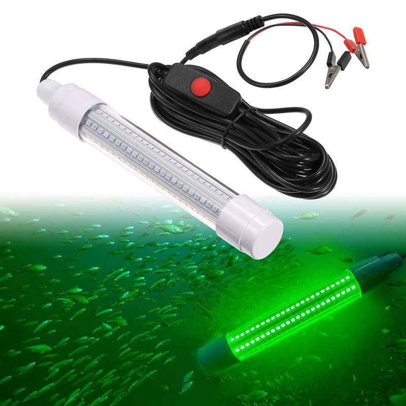 144 LED Submersible Fishing Light Underwater Fish Finder Lamp Night