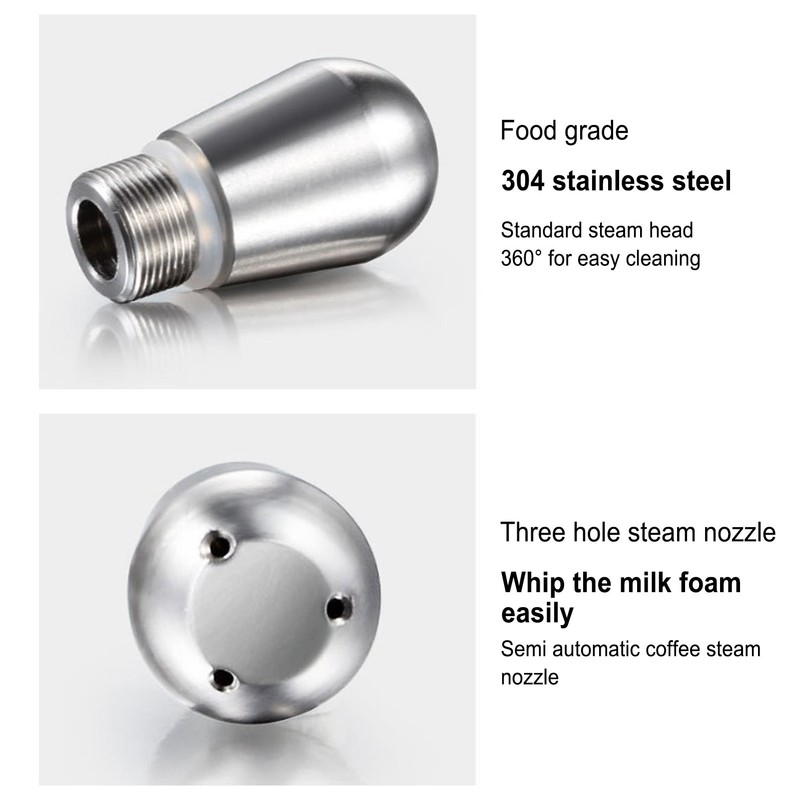 Coffee Machine Steam Nozzle Stainless Steel 3 Holes Coffee Maker